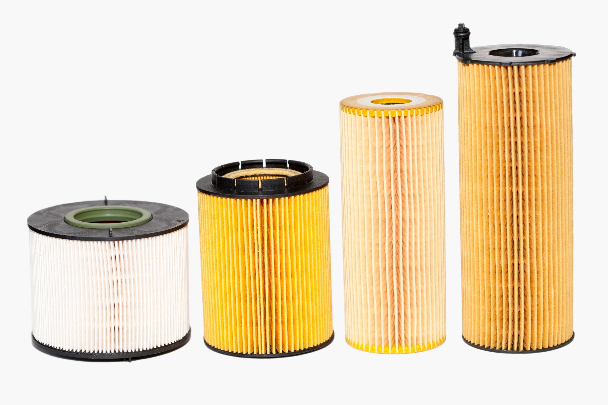 Clean air filter close-up